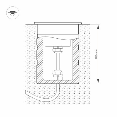 Светильник для фонтанов Arlight 027868