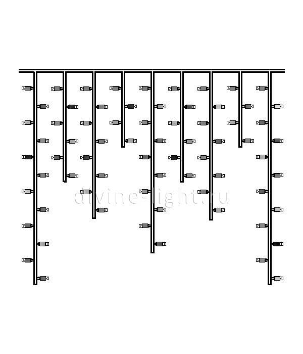 Светодиодная бахрома Laitcom LL232-1-2Y
