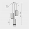 Каскадная люстра MODELUX ML.1398.3