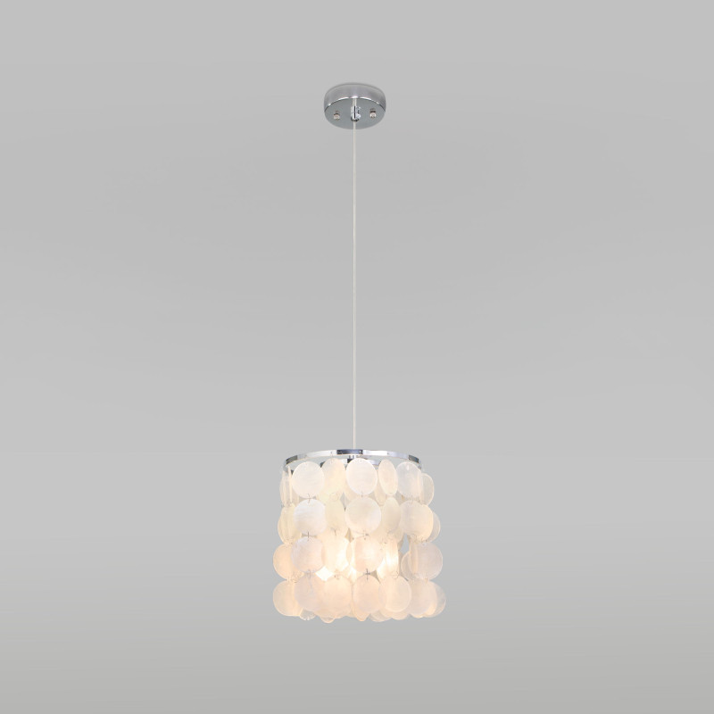 Подвесной светильник Eurosvet 60185/1 хром/перламутр