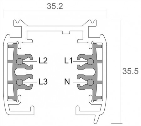 Трек накладной Deko-Light D Line 710000