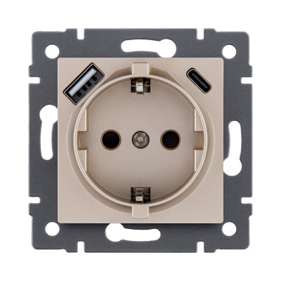 Розетка KOLLINGER REA-004GD