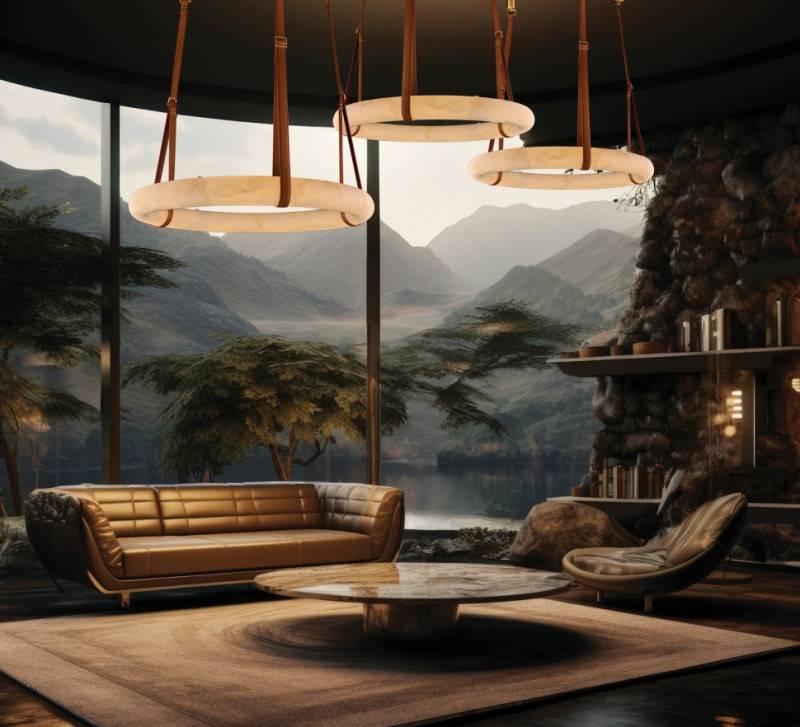 Подвесная люстра Fluorite FL1049-12P