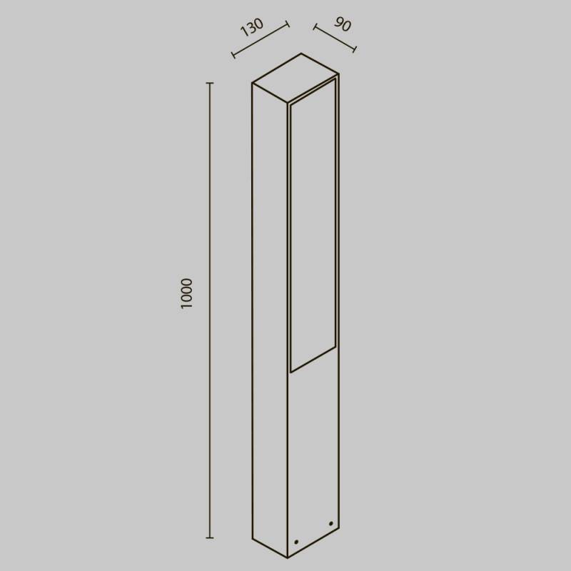 Садово-парковый светильник Maytoni O470FL-L20GF3K