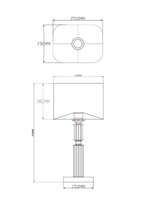 Настольная лампа Moderli V2621-1T