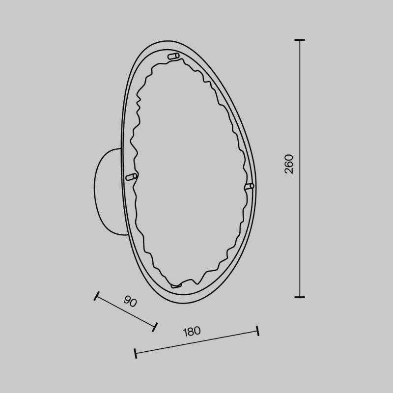 Бра MODELUX MS.2310.01 GD