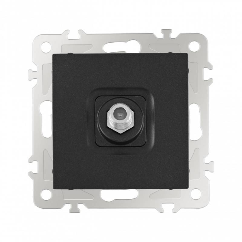 Розетка Arte Milano 206.42-1.black