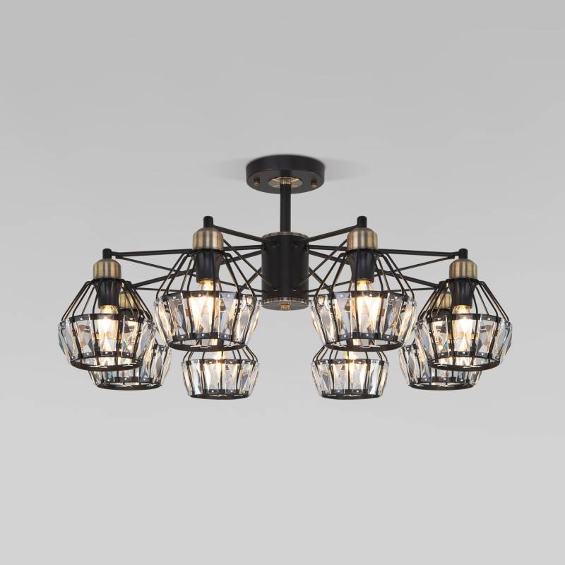 Люстра на штанге Eurosvet 70075/8 черный