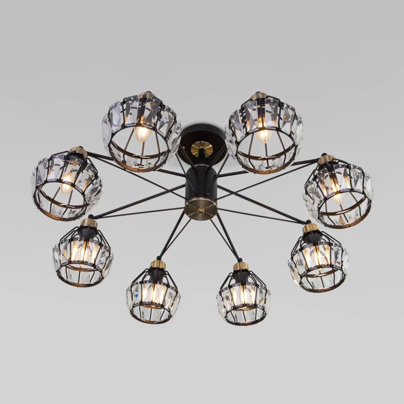 Люстра на штанге Eurosvet 70075/8 черный