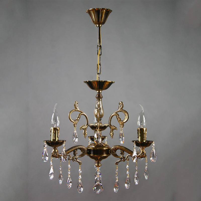 Подвесная люстра AMBIENTE by BRIZZI 2128/3 PB Tear Drop