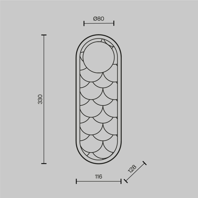 Бра Maytoni MOD473WL-L20BSK