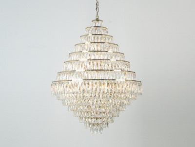 Каскадная люстра Newport 10125+28/C gold
