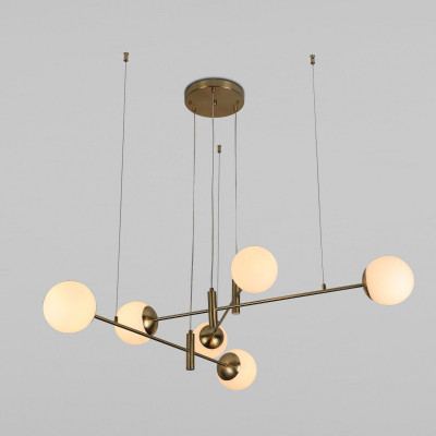 Подвесная люстра Eurosvet 70146/6 латунь