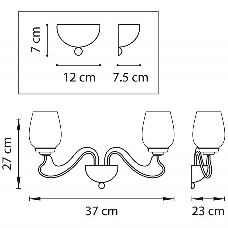 Бра Lightstar 734627