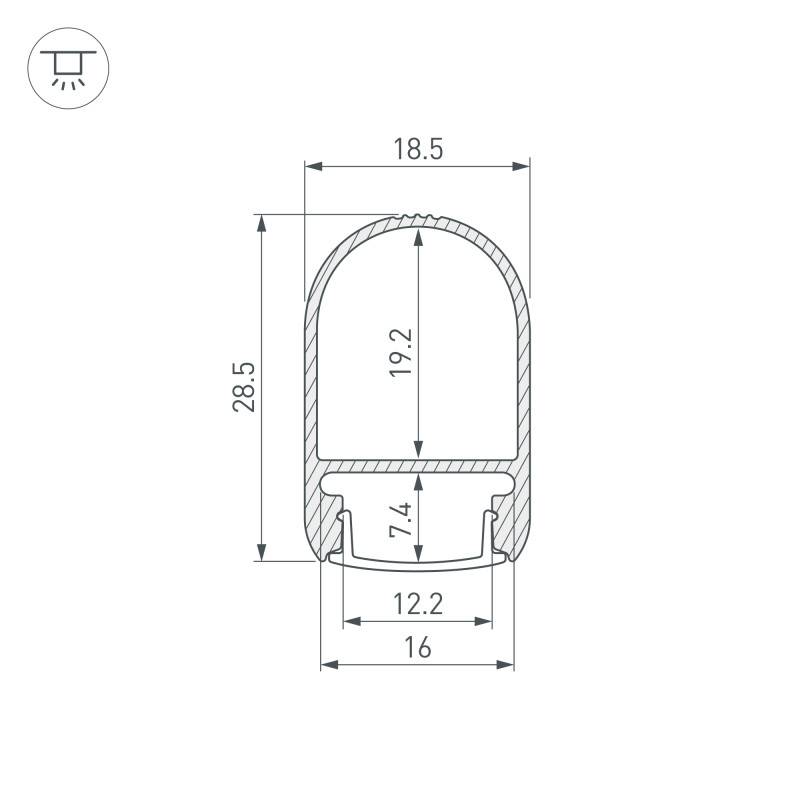 Профиль Arlight 053565