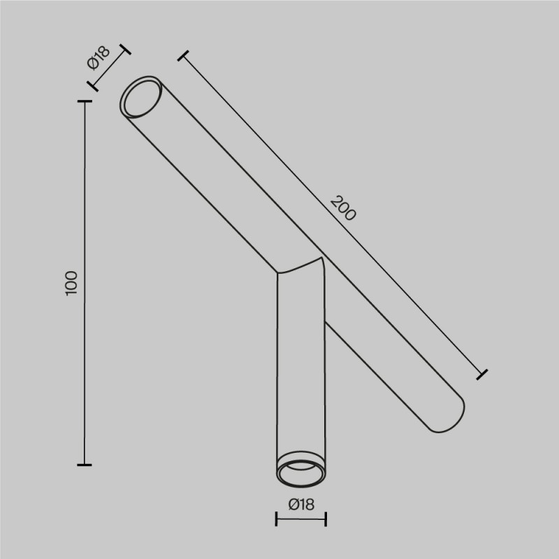 Светильник на шине Maytoni Technical C102CL-3W3-6K-B