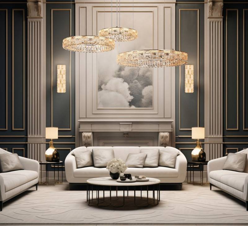 Подвесная люстра Fluorite FL1051-30P