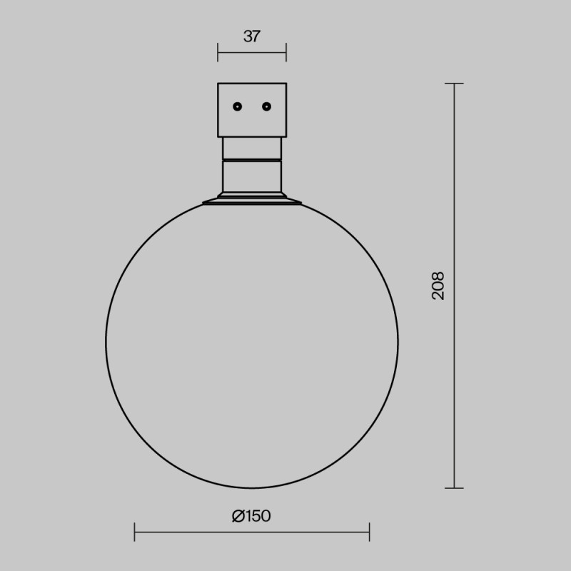 Светильник на шине Maytoni O-TR01-2-S-9WW3K