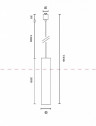 Подвесной светильник Maytoni Focus TR025-1-GU10-W