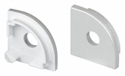 Набор заглушек для профиля с отверстием Arlight ROUND 053564