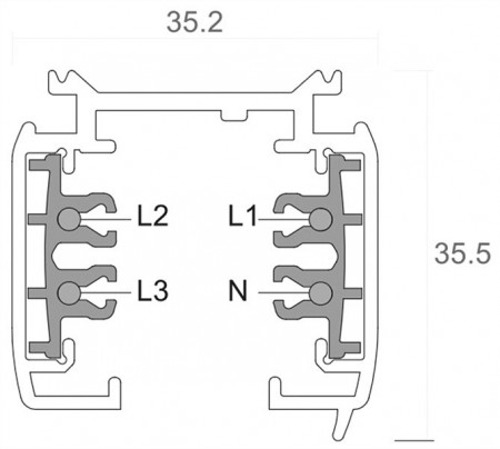 Трек накладной Deko-Light D Line 710004