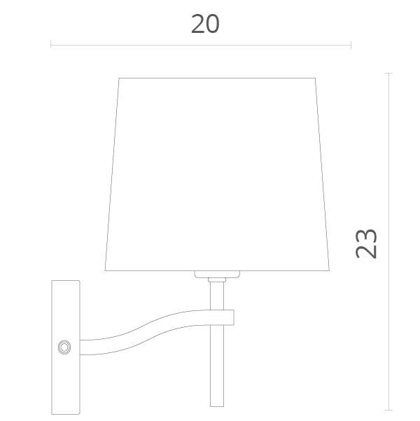 Бра Divinare 1341/02 AP-1