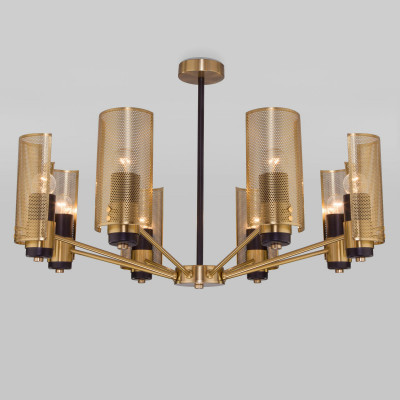 Люстра на штанге Eurosvet 70139/8 латунь