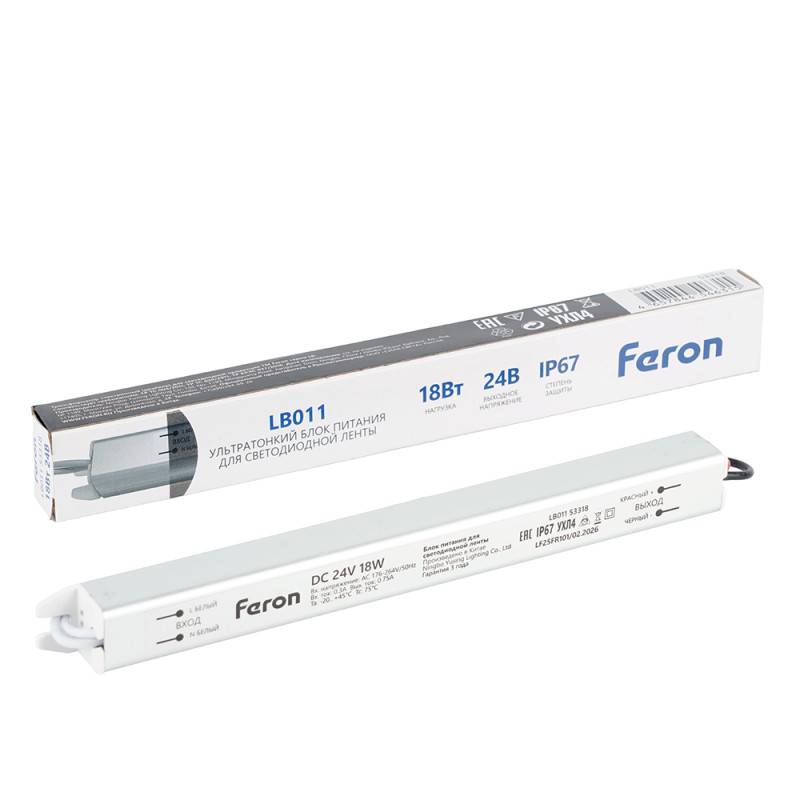 Блок питания для светодиодной ленты Feron 53318