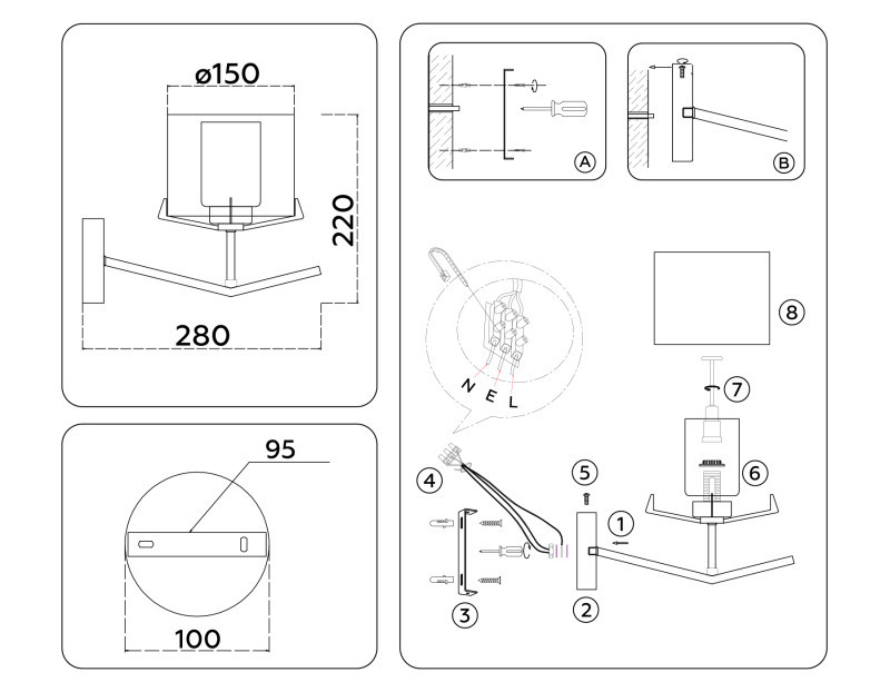 Бра Ambrella Light LH57004