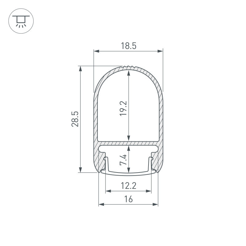 Профиль Arlight 054943