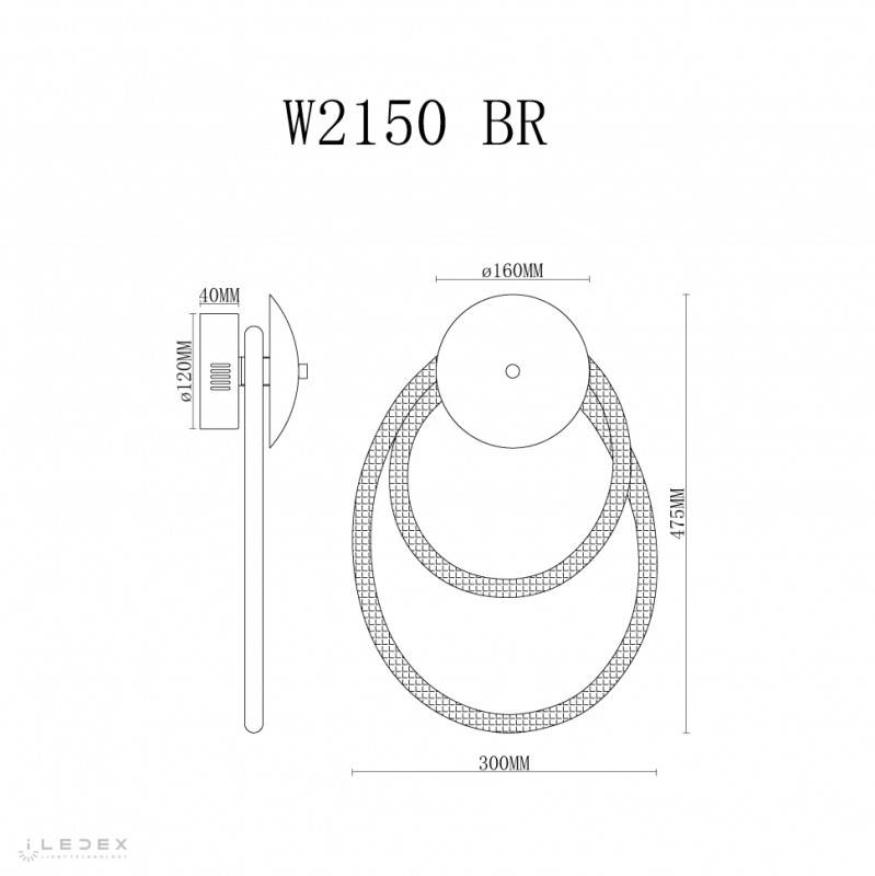 Бра iLedex W2150 BR