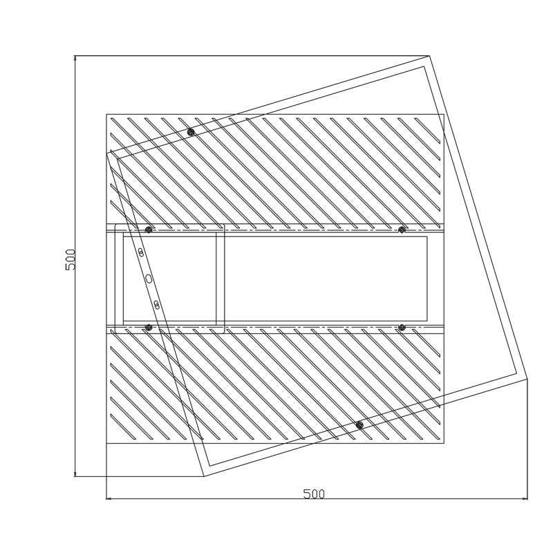 Накладная люстра Escada 10226/3LED SQUARE