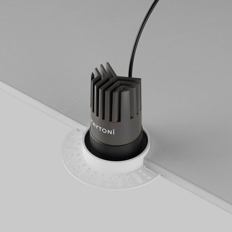 Встраиваемый светильник Maytoni Technical DL124-10W-4K-TRS-B