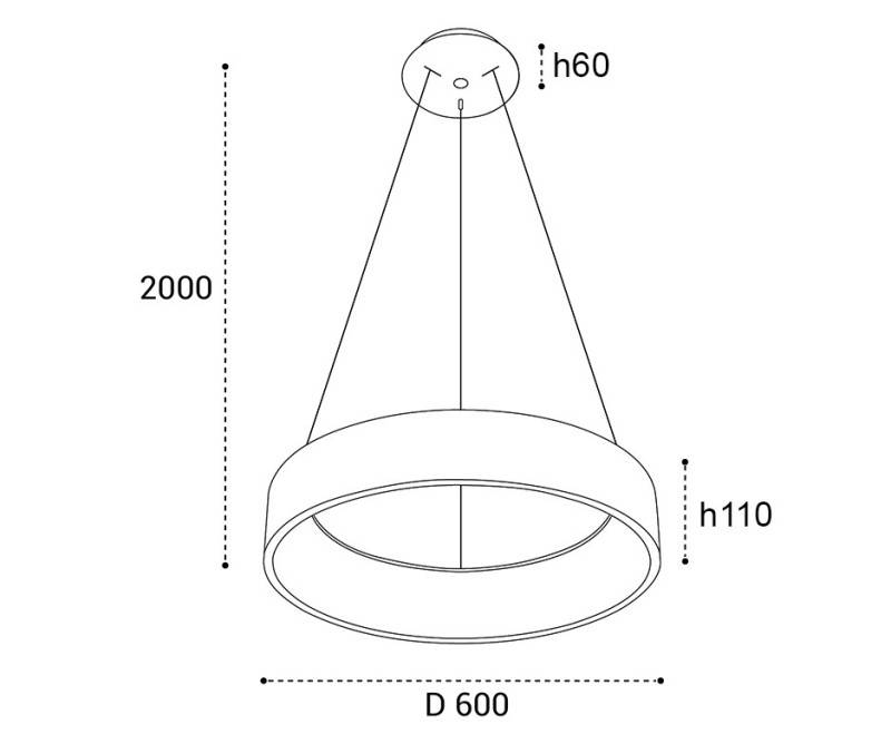 Подвесной светильник ITALLINE IT013-6026 black 3000K