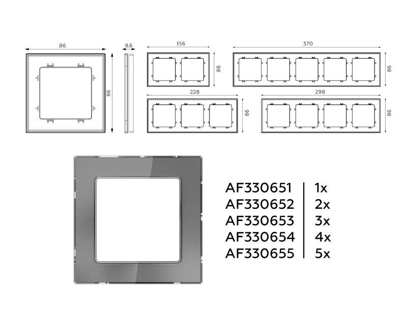 Рамка Ambrella Volt AF330652