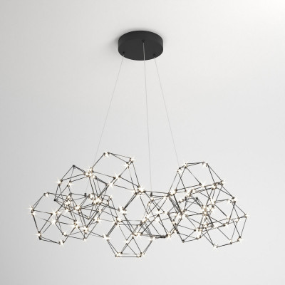 Подвесная люстра Eurosvet 90169/12 черный жемчуг