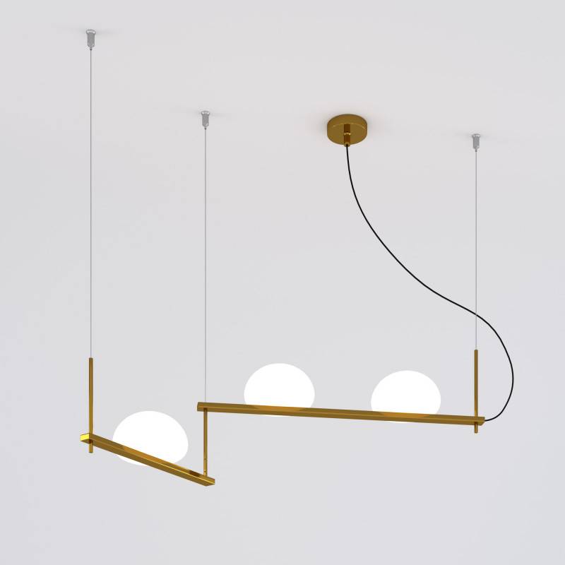 Подвесной светильник Eurosvet 70145/3 латунь