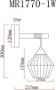 Бра MyFar MR1770-1W