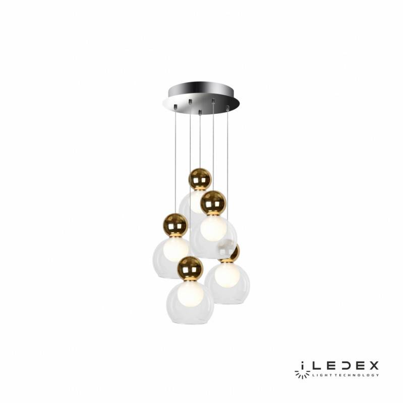 Каскадная люстра iLedex C4476-5R GL