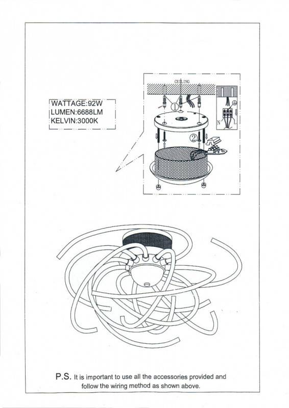 Накладная люстра Lightstar 748094