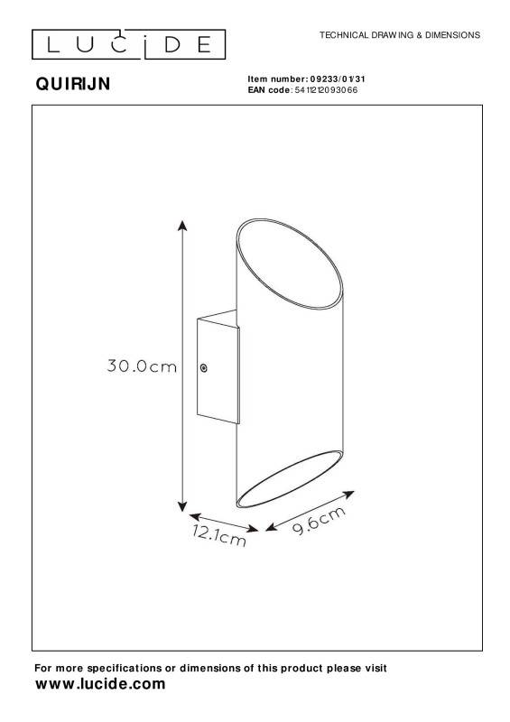 Бра LUCIDE 09233/01/31