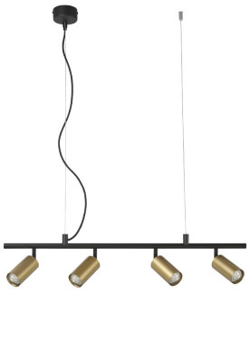 Подвесная люстра Crystal Lux CLT 015C4 L800 BL-GO