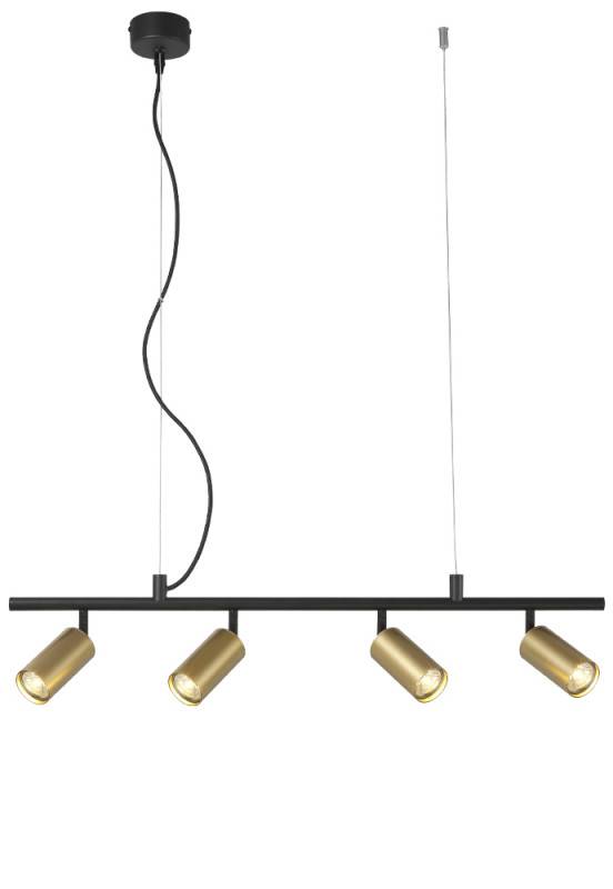 Подвесная люстра Crystal Lux CLT 015C4 L800 BL-GO