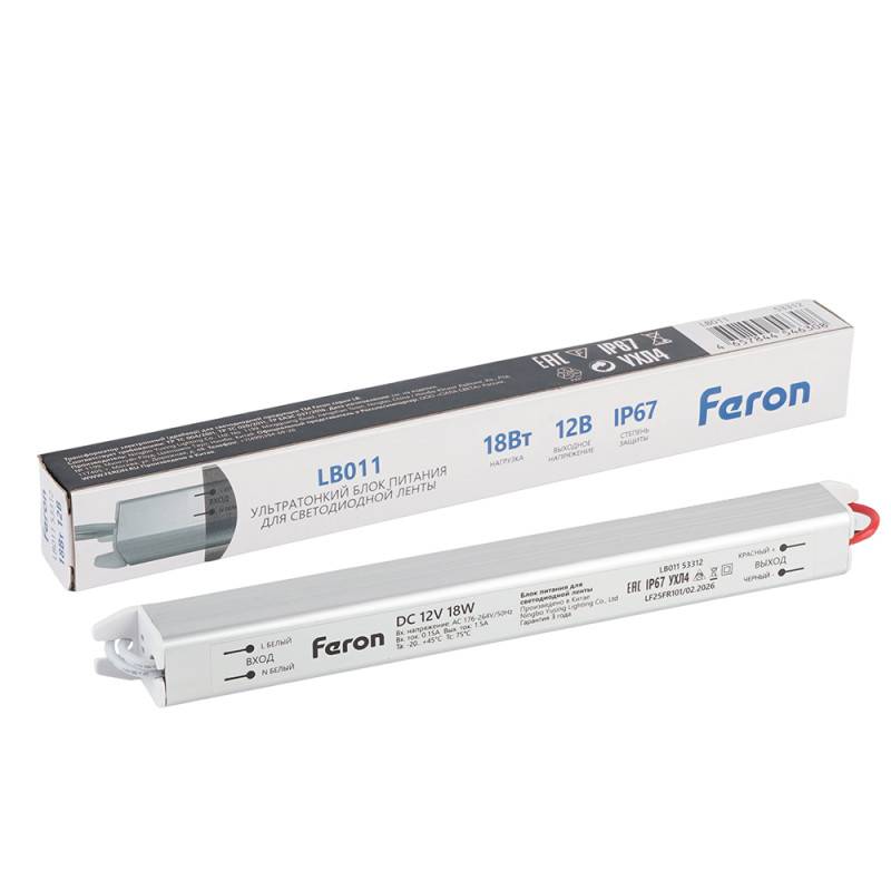Блок питания для светодиодной ленты Feron 53312