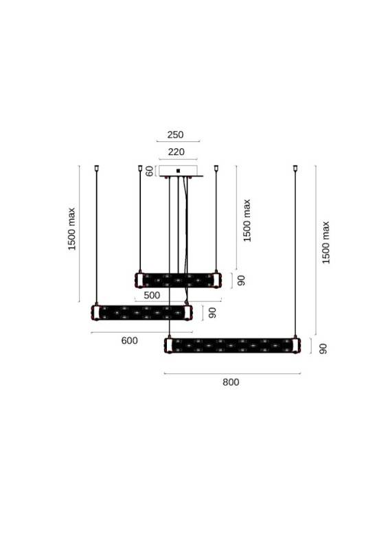 Подвесная люстра Fluorite FL1052-30P