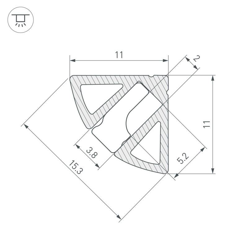 Профиль Arlight 044086