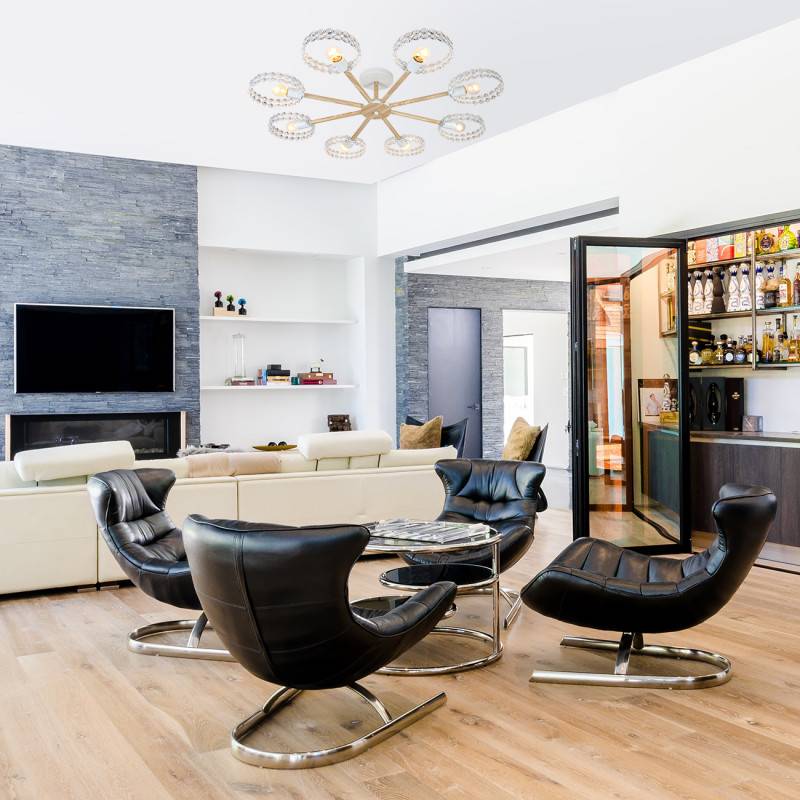 Люстра на штанге Escada 679/8P White