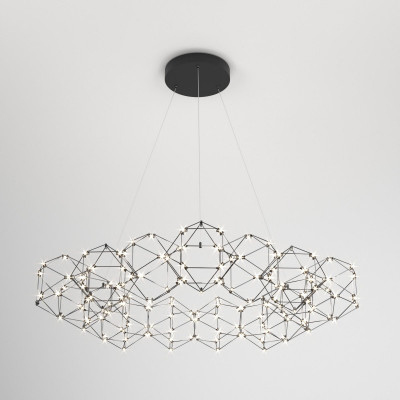 Подвесная люстра Eurosvet 90169/15 черный жемчуг