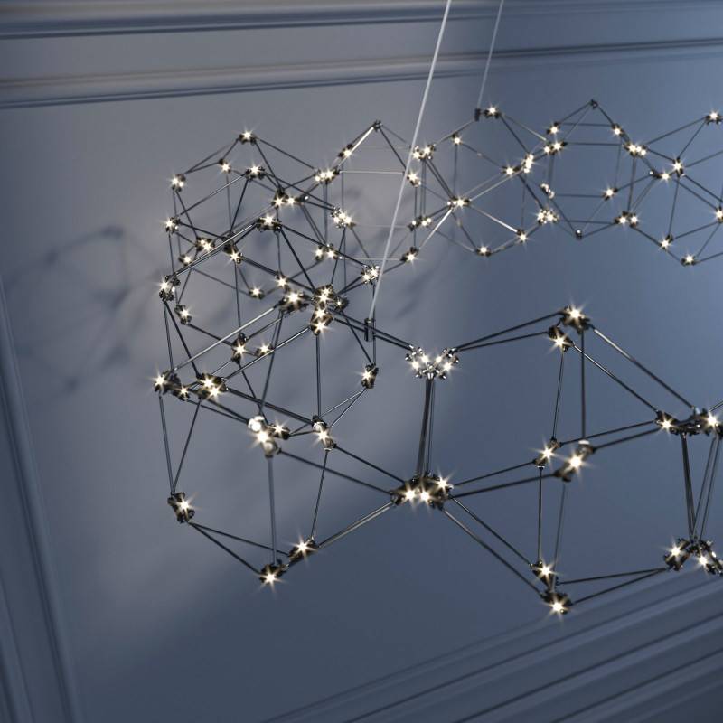 Подвесная люстра Eurosvet 90169/15 черный жемчуг
