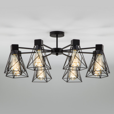 Люстра на штанге Eurosvet 70107/8 черный